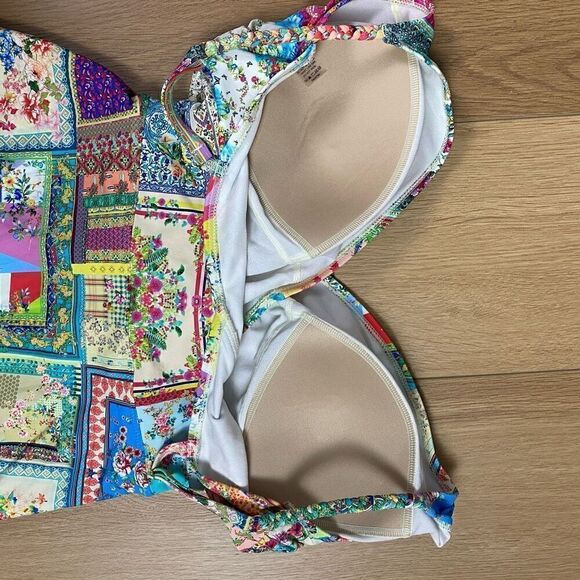 JOHNNY WAS FLEUR BRAIDED WRAP ONEPIECE SWIMSUIT XXL - Picture 15 of 16